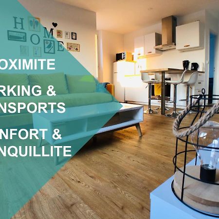 Charmant Appartement 1-4 Personnes, Proche Centre Avec Parking Nantes Zewnętrze zdjęcie
