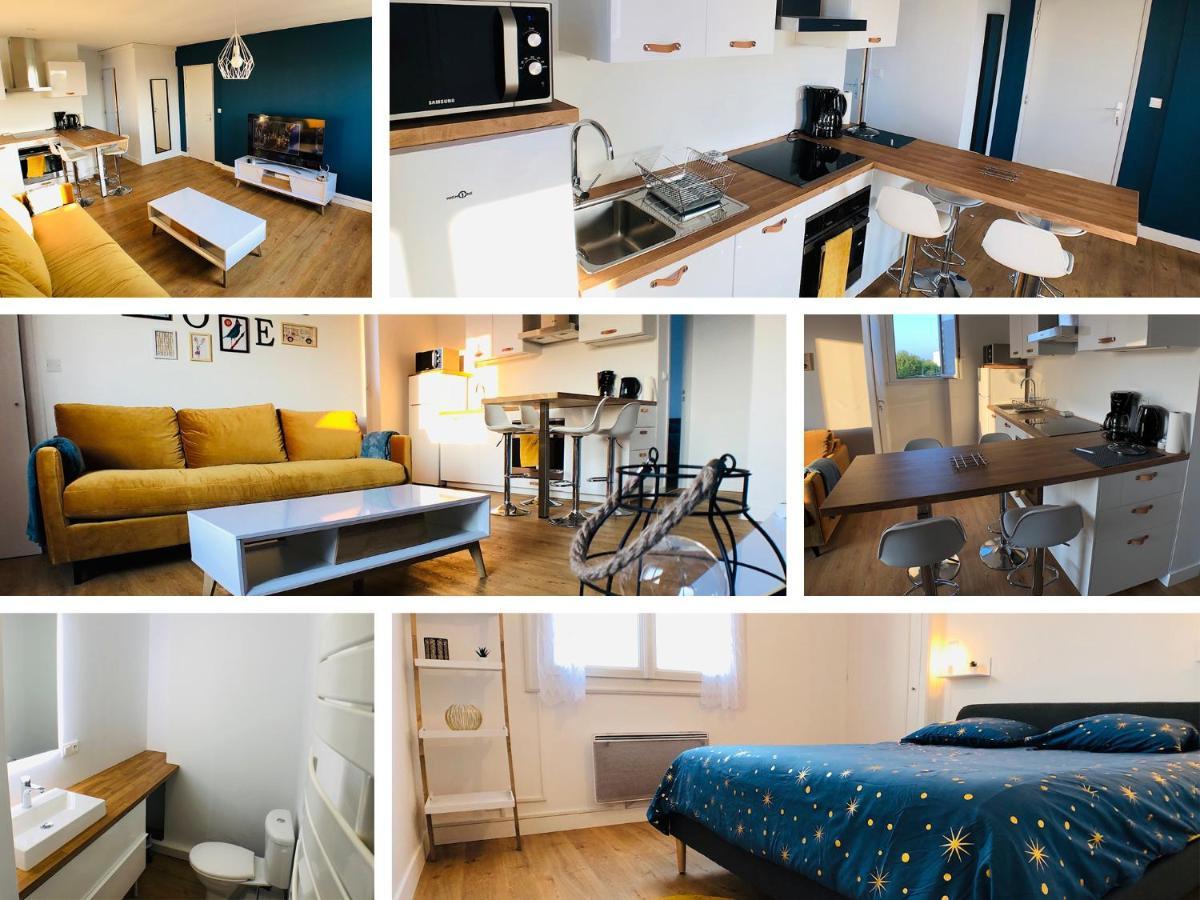 Charmant Appartement 1-4 Personnes, Proche Centre Avec Parking Nantes Zewnętrze zdjęcie