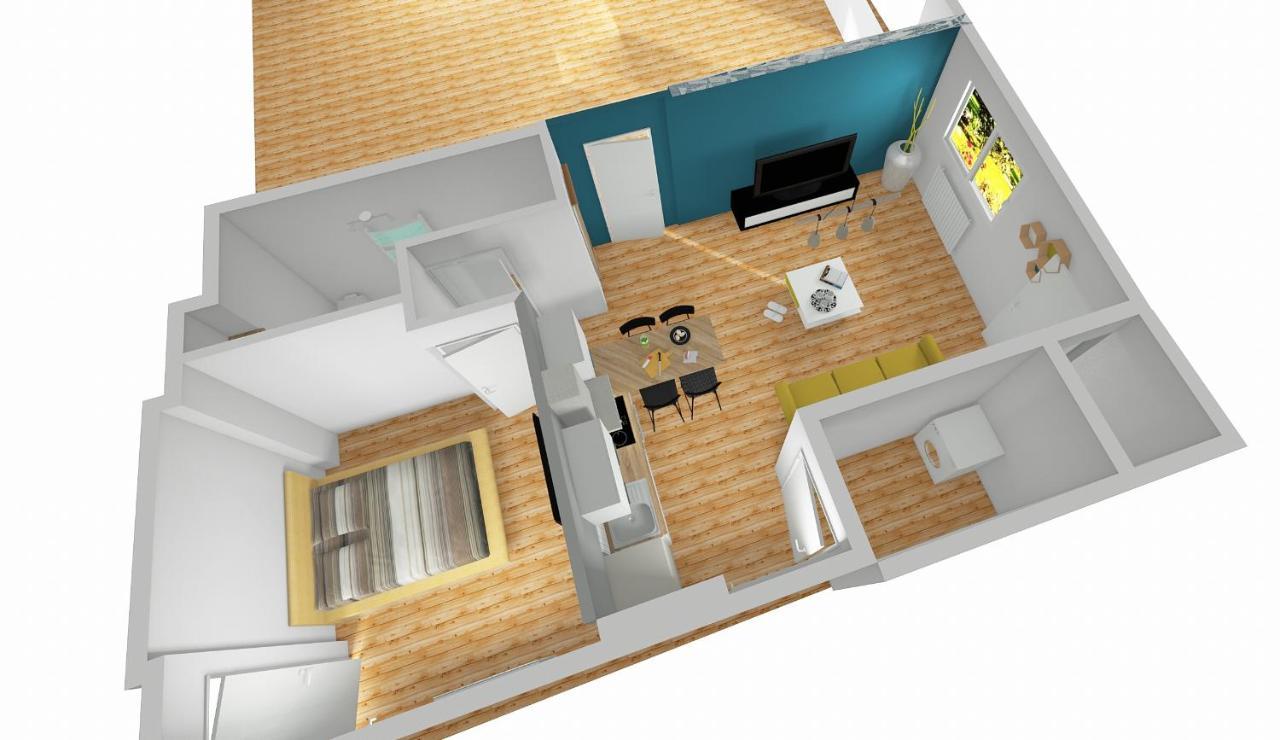 Charmant Appartement 1-4 Personnes, Proche Centre Avec Parking Nantes Zewnętrze zdjęcie