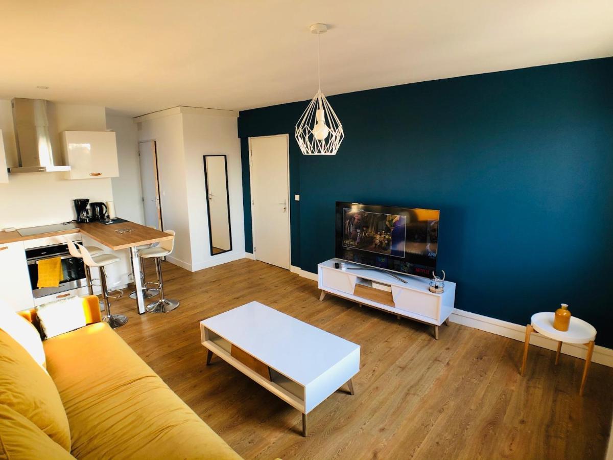 Charmant Appartement 1-4 Personnes, Proche Centre Avec Parking Nantes Zewnętrze zdjęcie